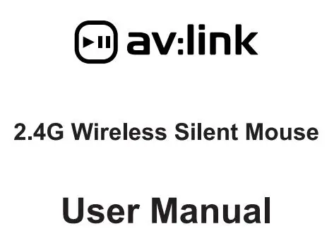 av-link 500.010UK 2.4G Wireless Silent Mouse User Manual