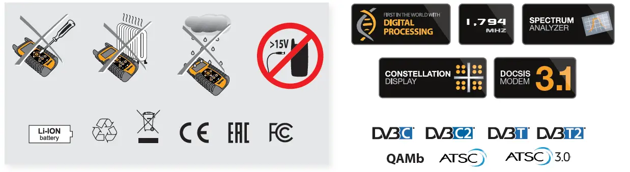 Televes 593901 CATV and DOCSIS 3.1 Meter-Analyzer fig 8