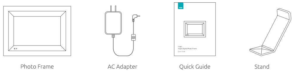 Voger F1001 Digital Photo Frame - Product Description