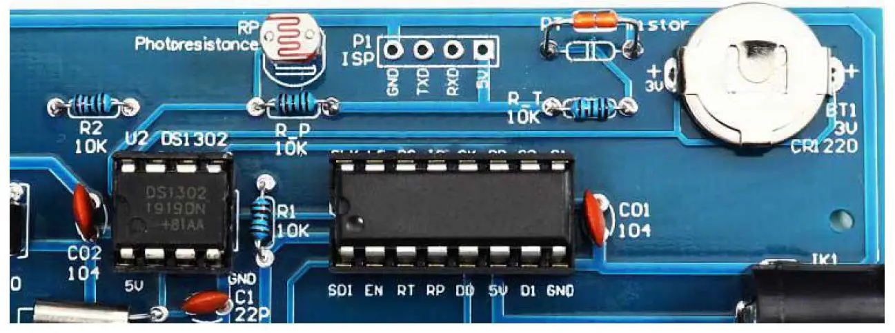 Treedix CAI201 1PCS Colorful Digital Clock Installation-40