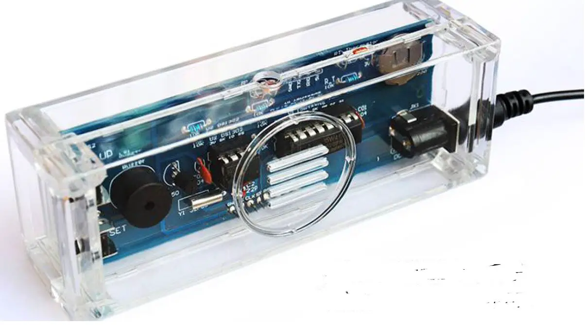 Treedix CAI201 1PCS Colorful Digital Clock Installation-43