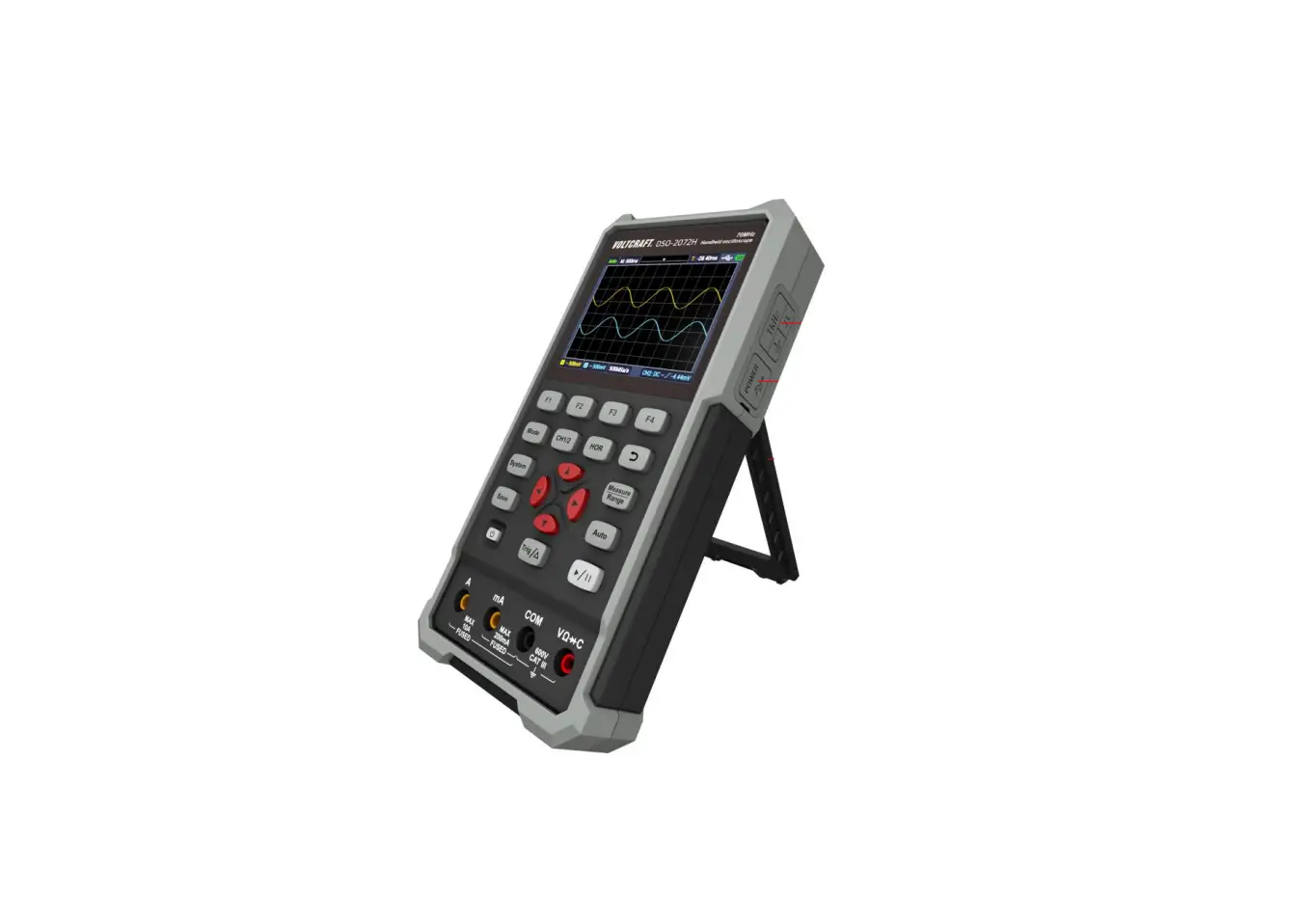 Voltcraft 2d72 Handheld Oscilloscope 70mhz Waveform Generator Multimeter User Guide