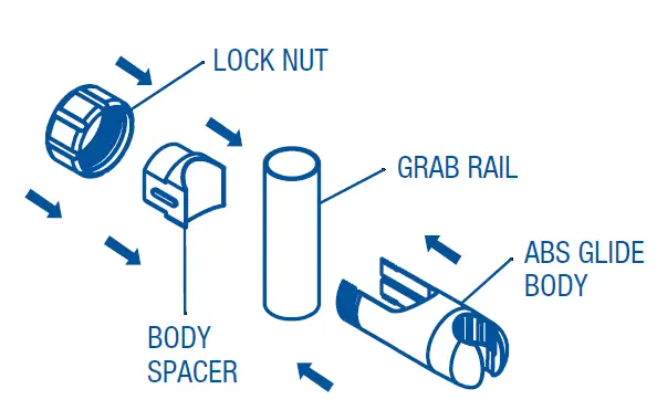 CON-SERV HC 024 Grab Rail Handset Cradle 2