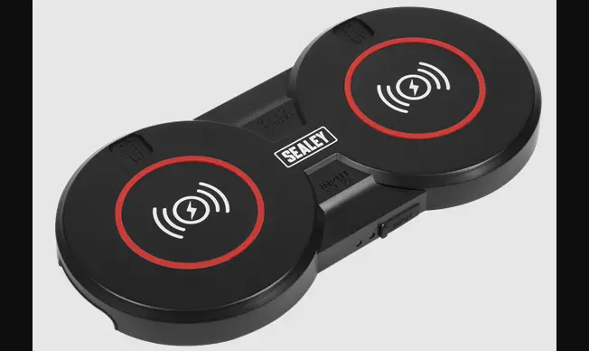 Sealey Wcb4 5v-2a Double Wireless Charging Base Instructions