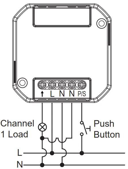 TIMEGUARD PDSM361AB 360 Degree Surface Mount PIR Presence Detector -Connection Diagram