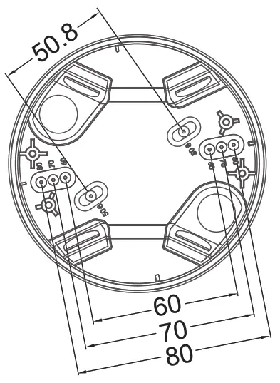 TIMEGUARD PDSM361AB 360 Degree Surface Mount PIR Presence Detector - Installation1