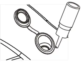Applying silicone oil