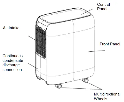 argo B08668CY96 Dry Cloud 13 Dehumidifier fig 1