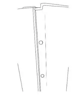 Russell Hobbs RH54FR3FZ144 Upright 55cm Wide Freezer Instruction Manual - Remove the screws from the side