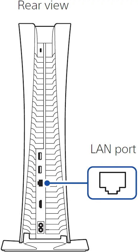 Connect the LAN cable
