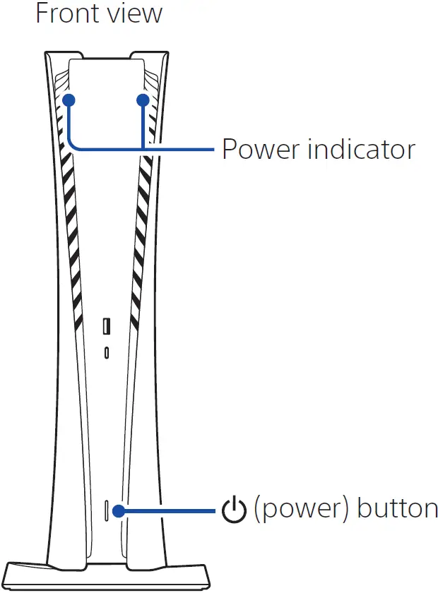 Turn on your PlayStation 5 console by pressing the (power) button