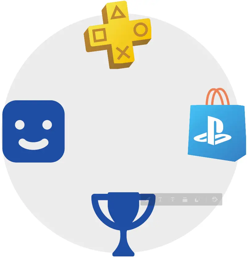 Use the same account you created on a PS4 console