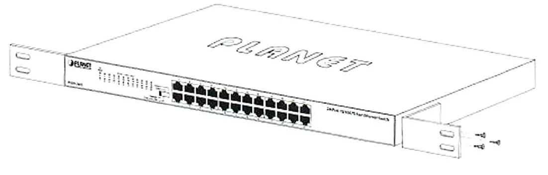 Cablematic FNSW1601 1624 Port 10100Mbps Fast Ethernet Switch - fig 1
