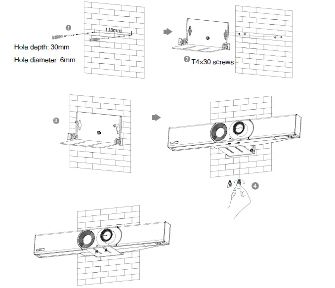 Yealink A30 All-in-one Video Collaboration Bar MeetingBar 16