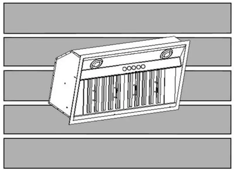 KOBE IN 2630SQB 700 3 Range Hood-