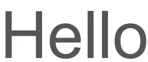 Hello - logo