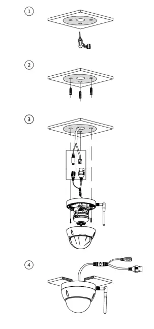 dahua- DH-IPC-HDBW1X3 -Outdoor- Dome- Network- Camera- fig 11