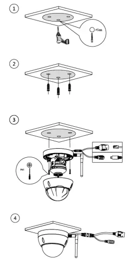 dahua- DH-IPC-HDBW1X3 -Outdoor- Dome- Network- Camera- fig 12