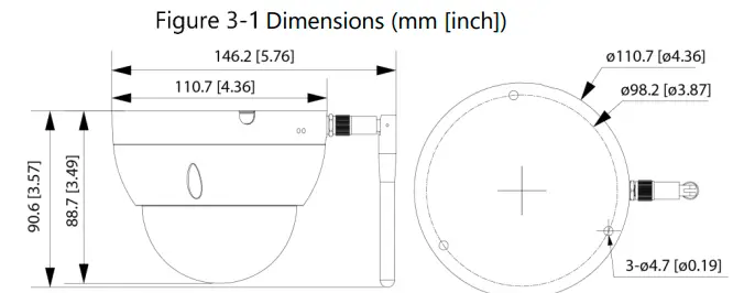 dahua- DH-IPC-HDBW1X3 -Outdoor- Dome- Network- Camera- fig 8