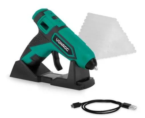 Vonroc Gg502dc Cordless Glue Gun Instruction Manual Vonroc Gg502dc Cordless Glue Gun Instruction Manual