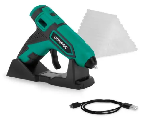 VONROC GG502DC Cordless Glue Gun