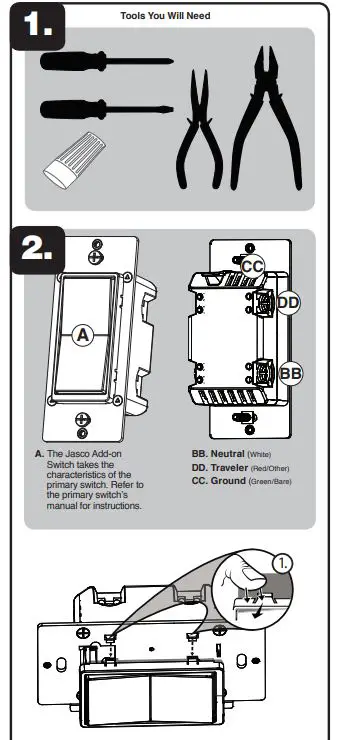 JASCO-AS2005-In-Wall-Add-On-Switch-2