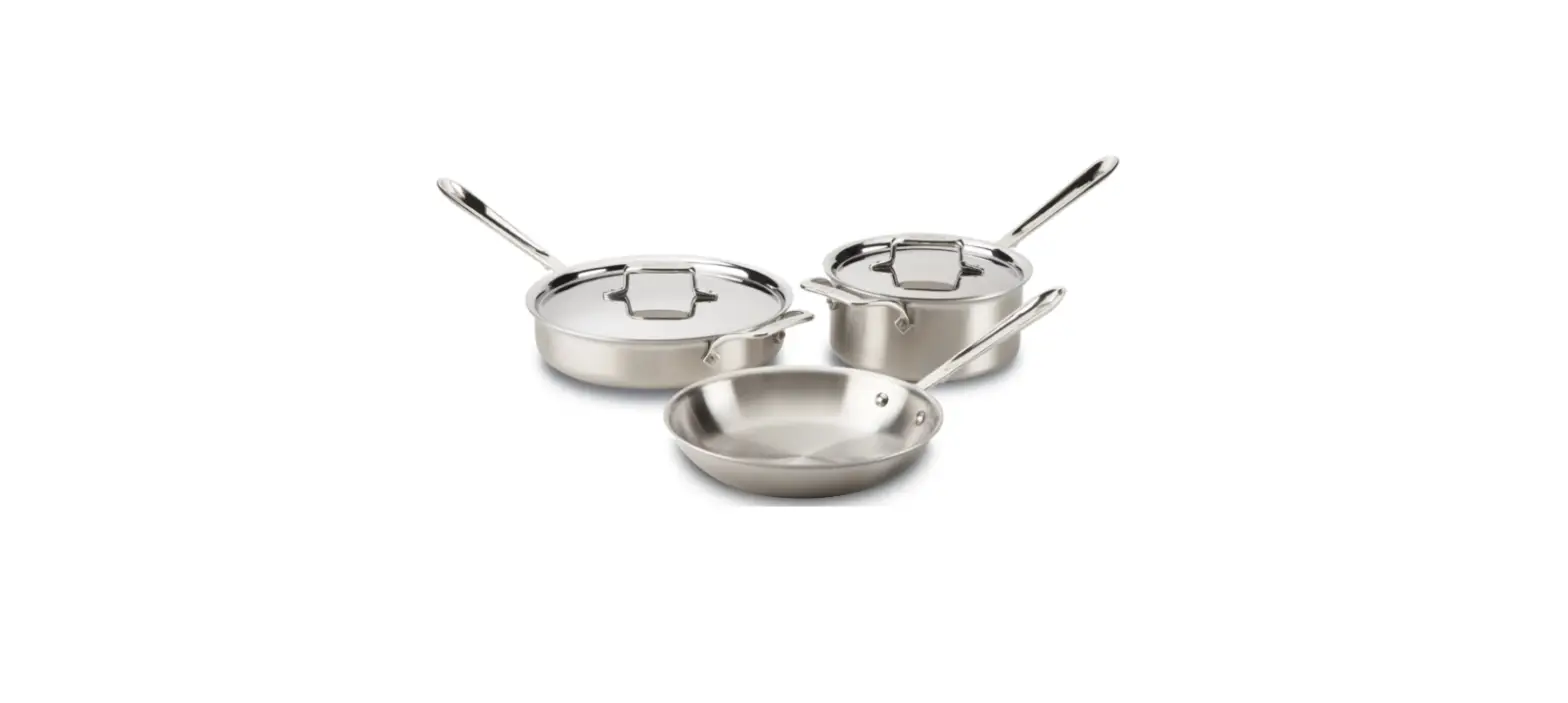 All-clad Tlm01 D5 Stainless Steel Cookware Set Instructions
