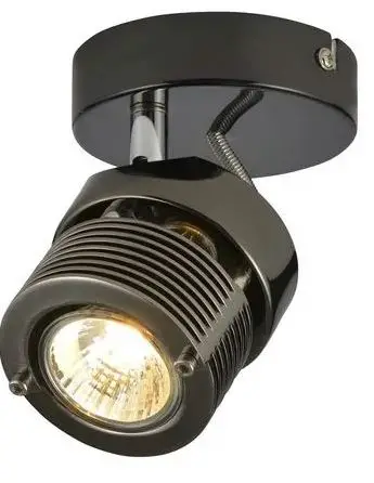 INLIGHT- PEDRO- Round- 1-Light-Spotlight- Black -Chrome-prod