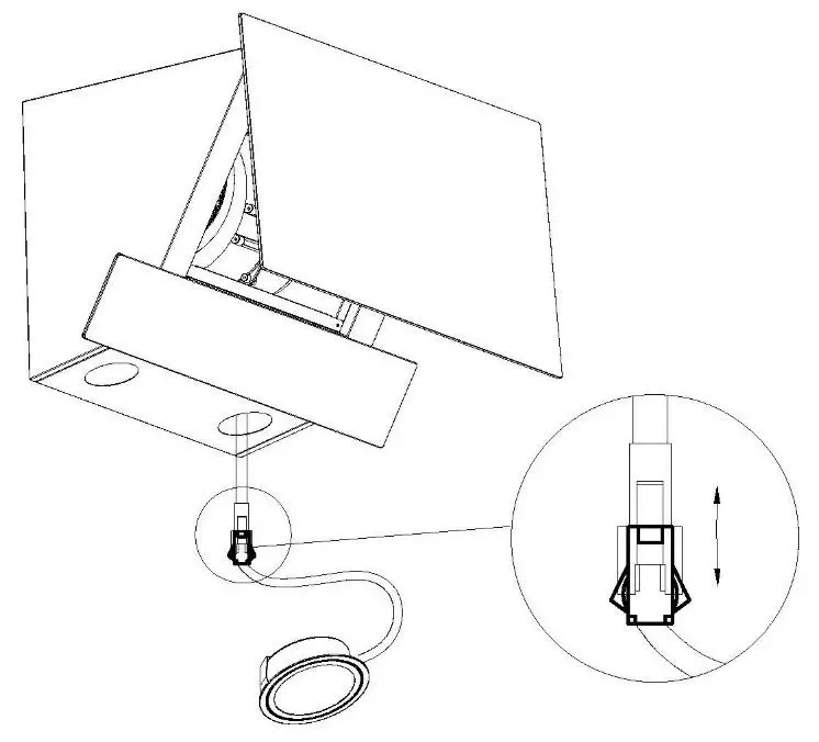 CIARRA 736D 60cm Wall Mounted Extractor Hood-fig24