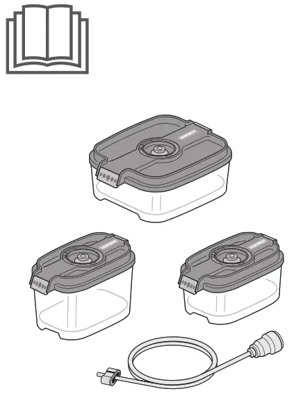 LEIFHEIT 3233 Vacuum Containers Set -