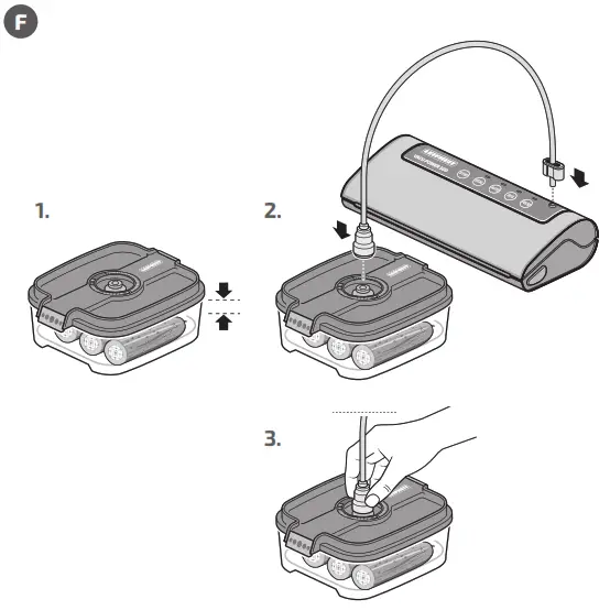 LEIFHEIT 3233 Vacuum Containers Set - 2