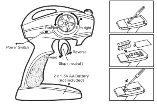 BEZGAR TM202 Toy Grade 1 20 Scale Remote Control Car 2