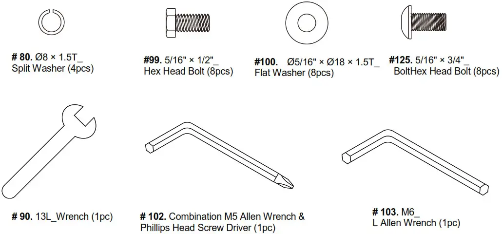XTERRA TRX3500 Fitness Treadmill - Assembly Pack
