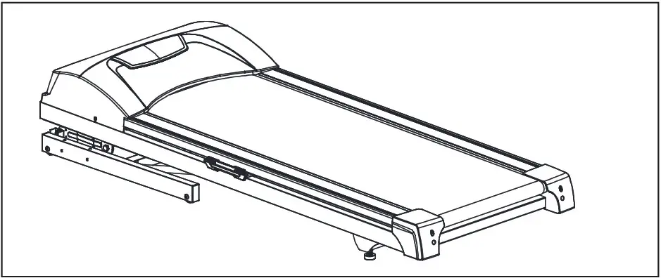 XTERRA TRX3500 Fitness Treadmill - Remove Deck