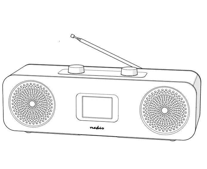 Nedis Rdin2500wt Internet Radio User Manual