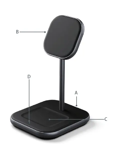 Reflying RST67 MagSpeed 2-in-1 Wireless 15W Charging Station fig 3