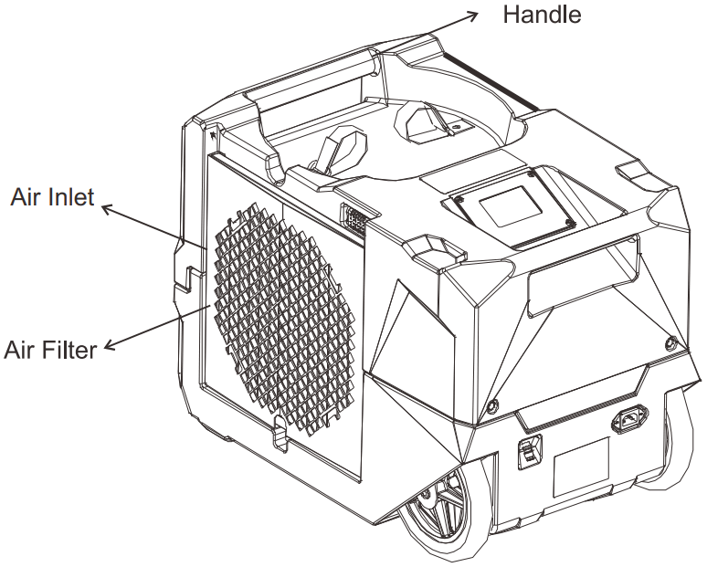 ALORAIR Storm SLGR 1250X Smart WiFi Large Commercial Grade Dehumidifier - FIG 1