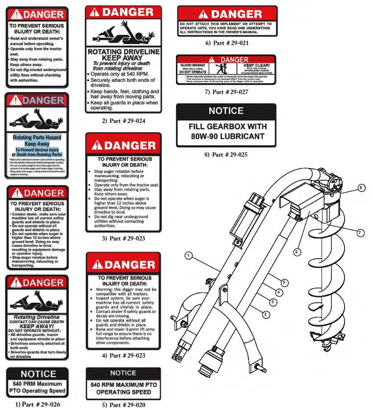AgKNX 400 3-Point Post Hole Digger 13