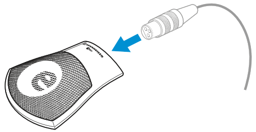 SENNHEISER E 901 Half-Cardioid Boundary Microphone - Installation