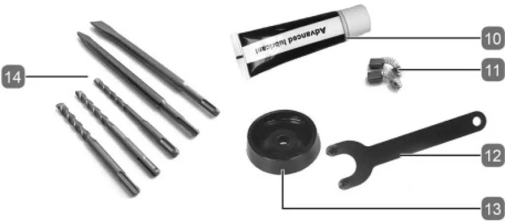 JULA 1500W 6J HAMMER DRILL 05