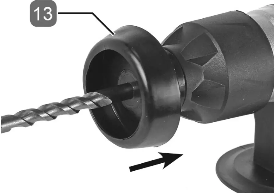 JULA 1500W 6J HAMMER DRILL 07