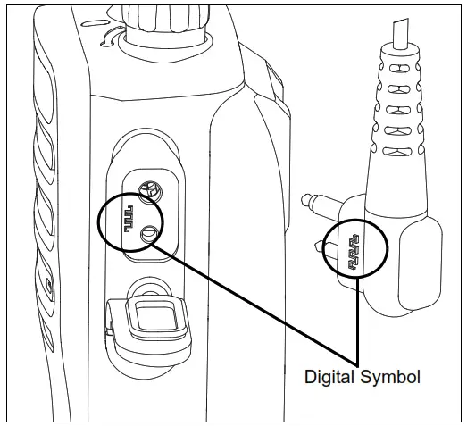 motorola PMLN6538A Lightweight Headset with Swivel Boom Microphone - Digital Symbol