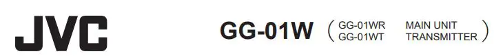 JVC GG-01W Wireless Lightweight Gaming Headset Instruction Manual