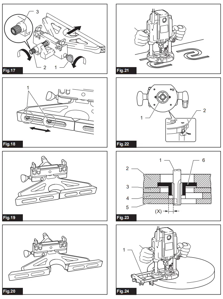 makita RP1802 Router 1850 W - Fig 2