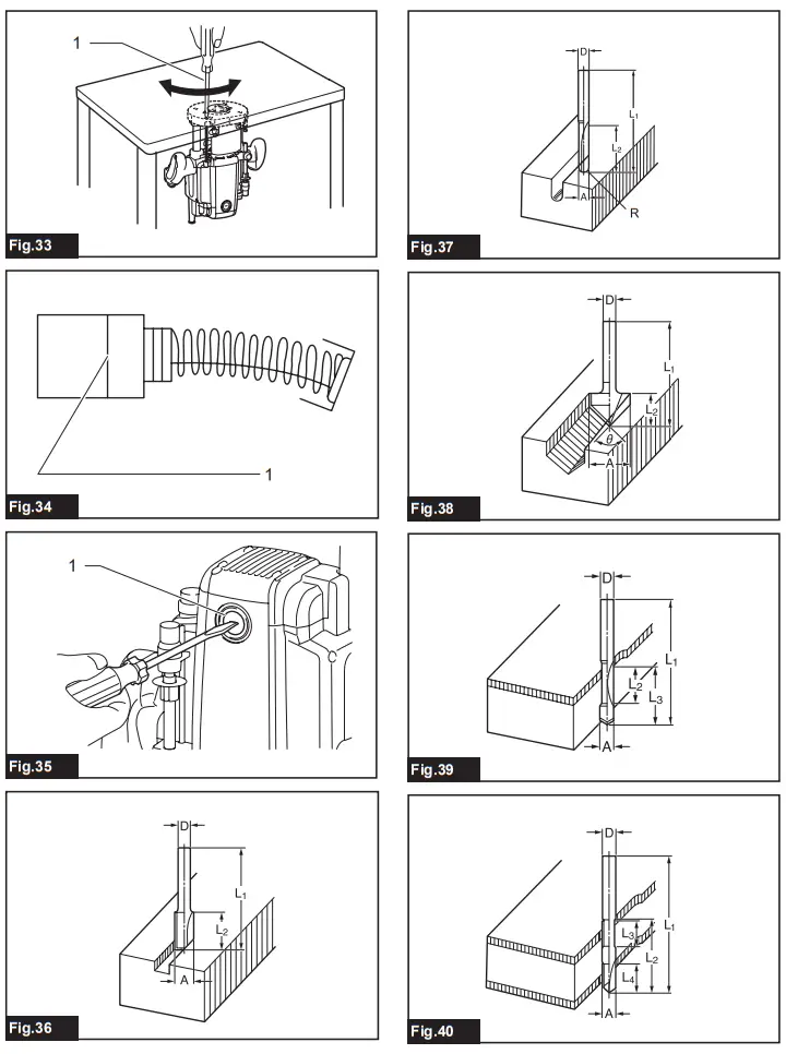 makita RP1802 Router 1850 W - Fig 4
