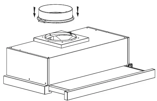 CANDY Cooker Hood - Cabinet Mounting