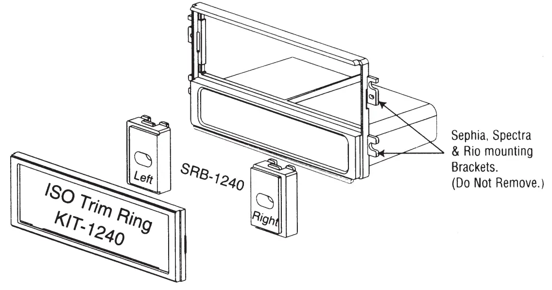 American International KIAK1240 Mounting Kit - bottom
