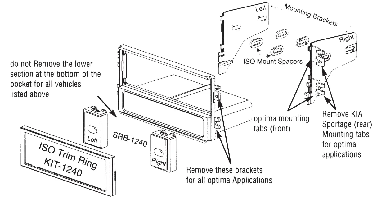American International KIAK1240 Mounting Kit - mounting 3