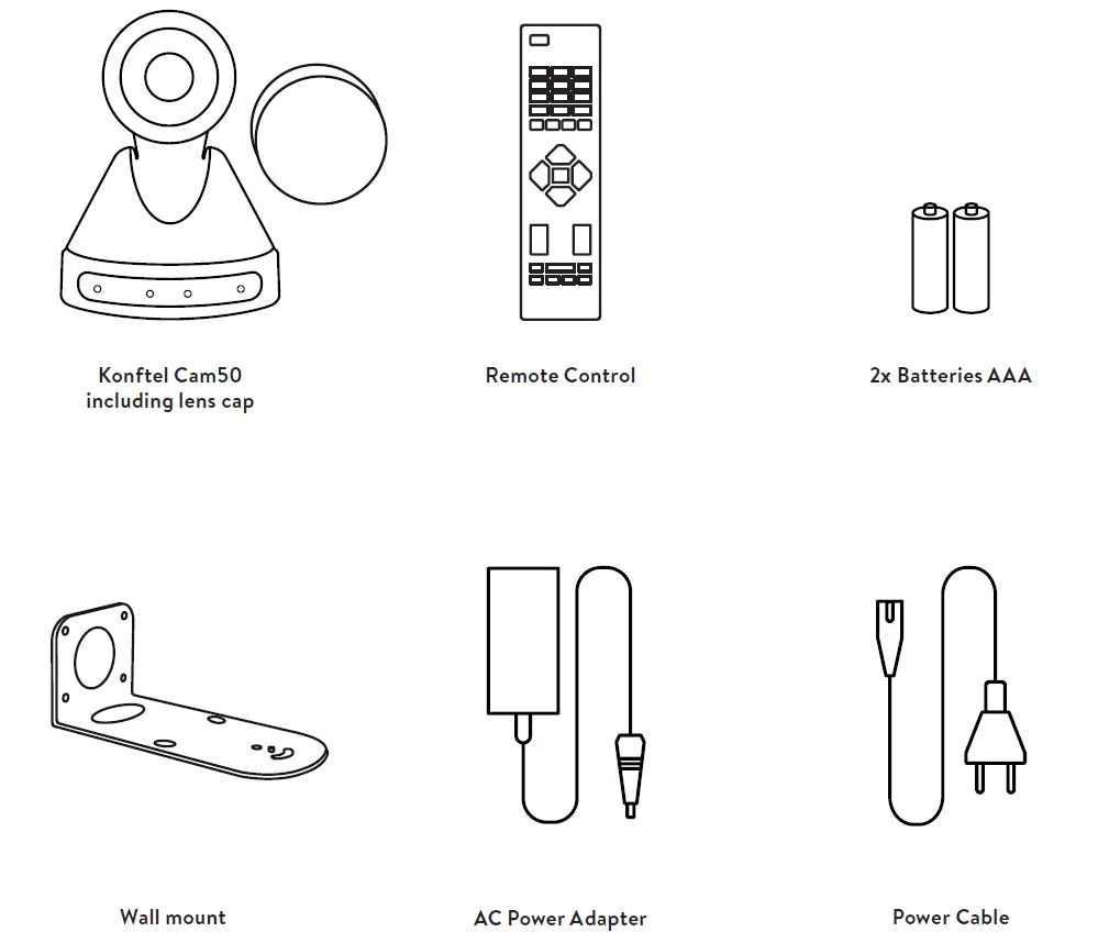 KONFTEL CAM50 PTZ Video Conference Camera fig 1