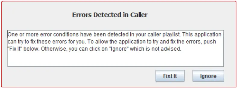 FOXPRO Programming Utility JE Software - Error Detection